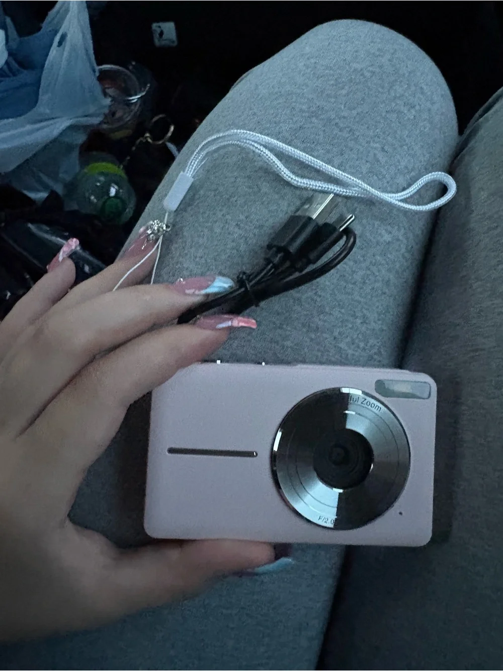 Compact Digital Camera in Light Pink